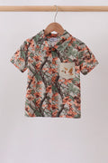 Camo Wildlife Embroidered Dad&me Button Down Shirt
