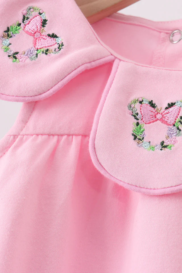 Mouse Ears Floral Embroidery Bubble