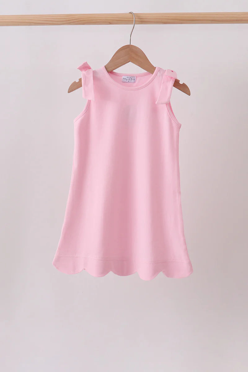 Scalloped Bow Dress