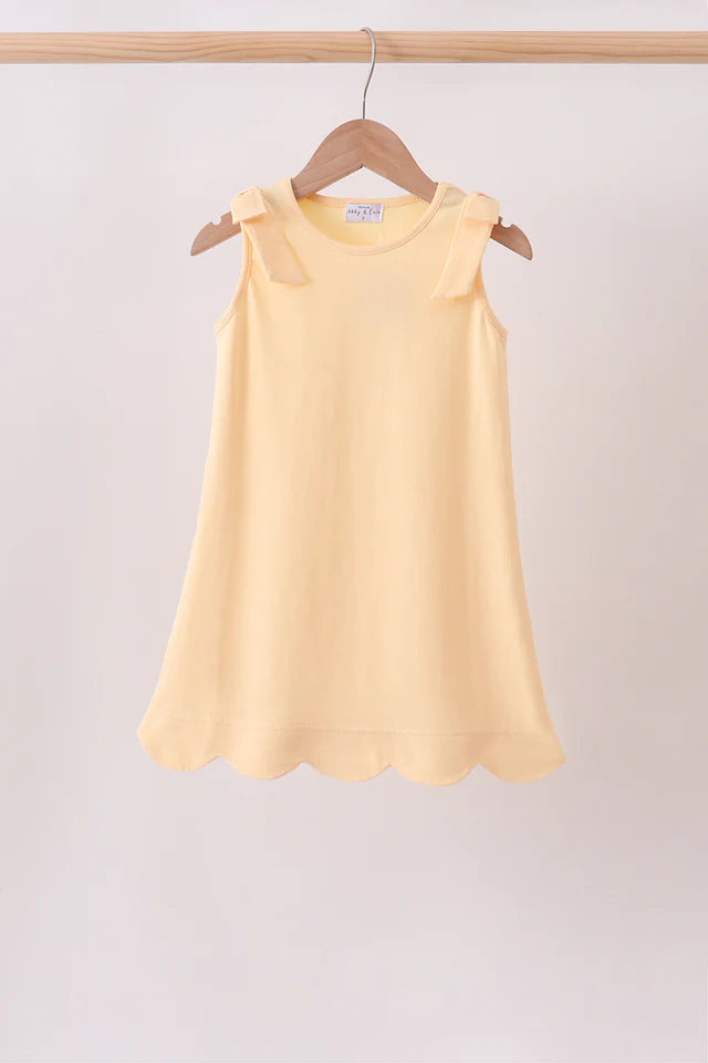 Scalloped Bow Dress