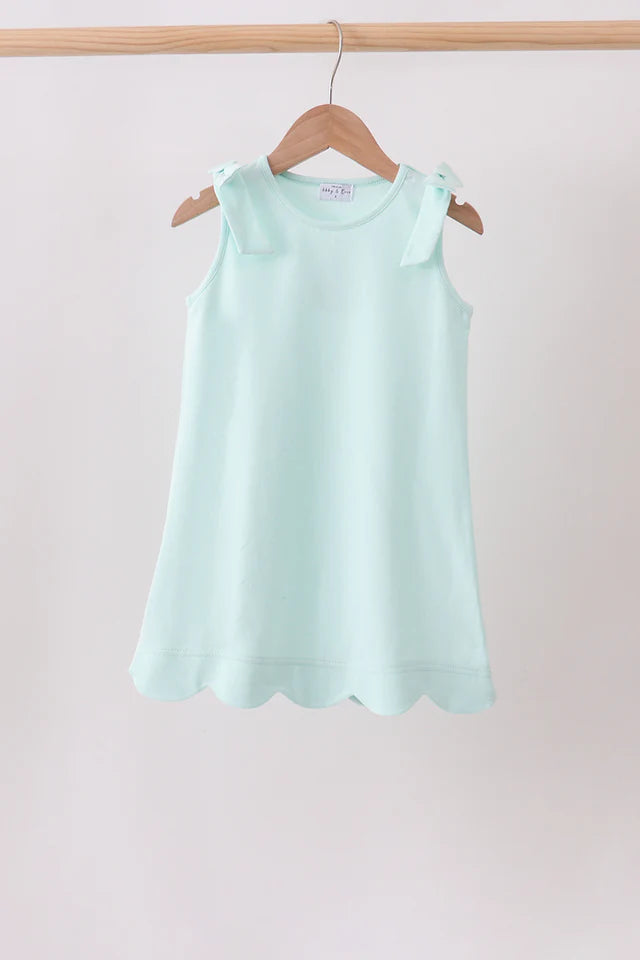 Scalloped Bow Dress