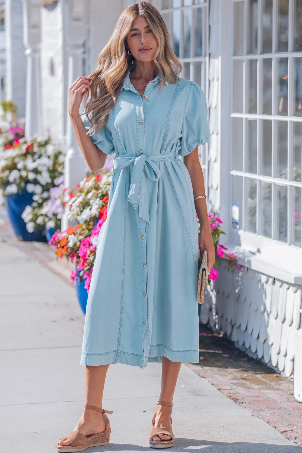 Long Denim Dress