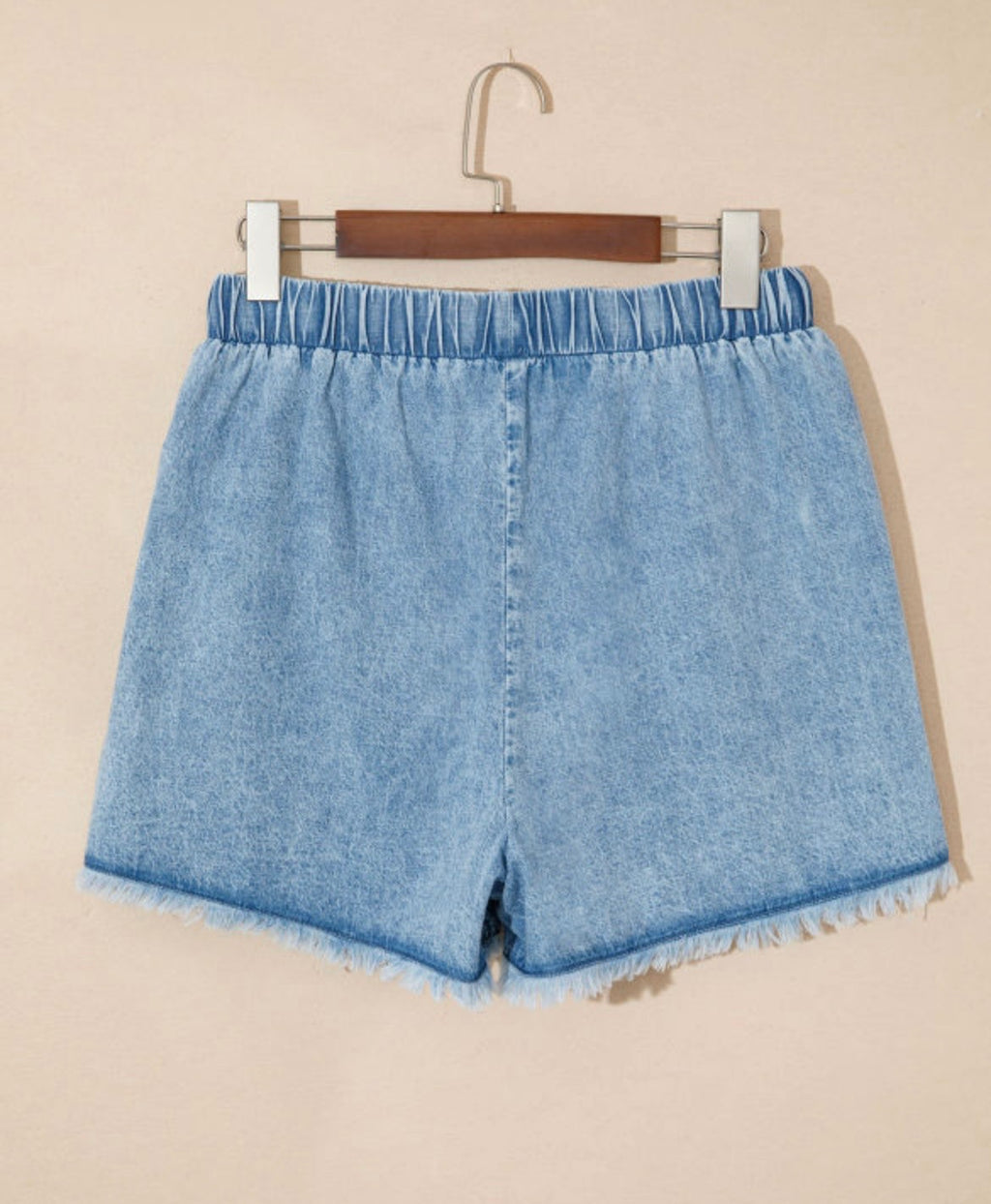 Frayed Denim Shorts