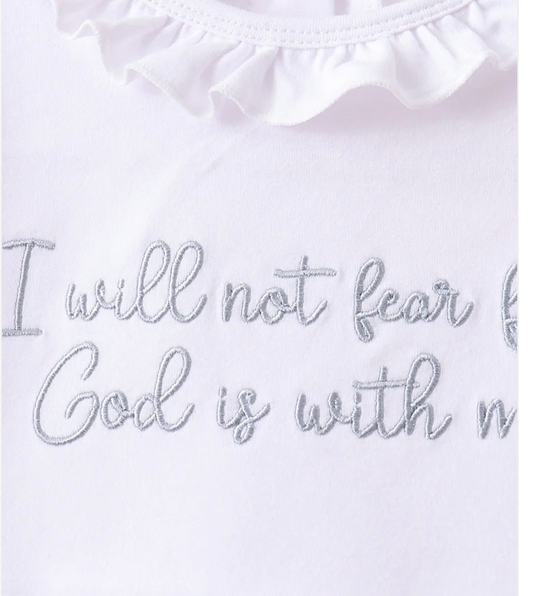 I Will Not Fear for God is With Me Skort Set