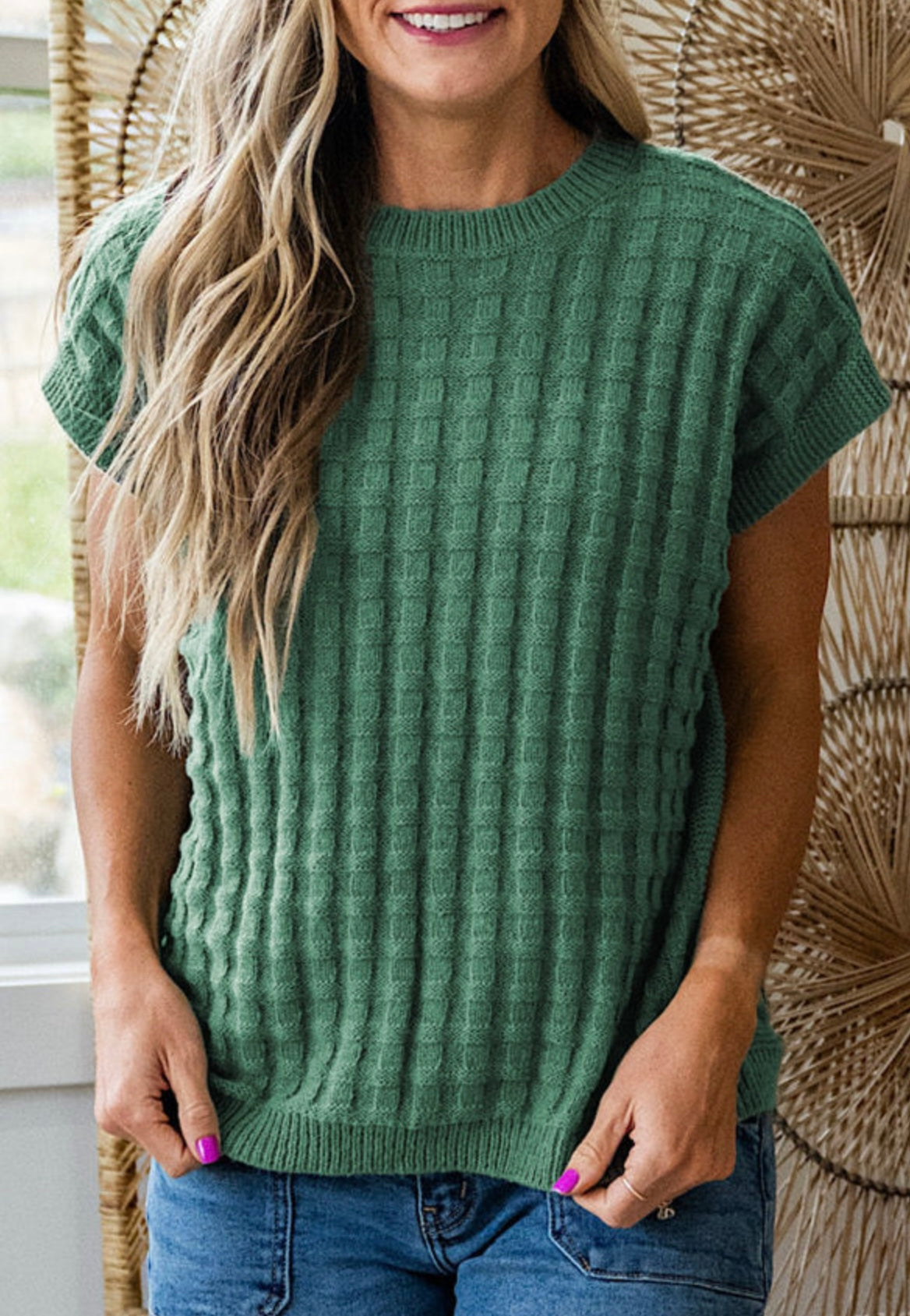 Green sweater