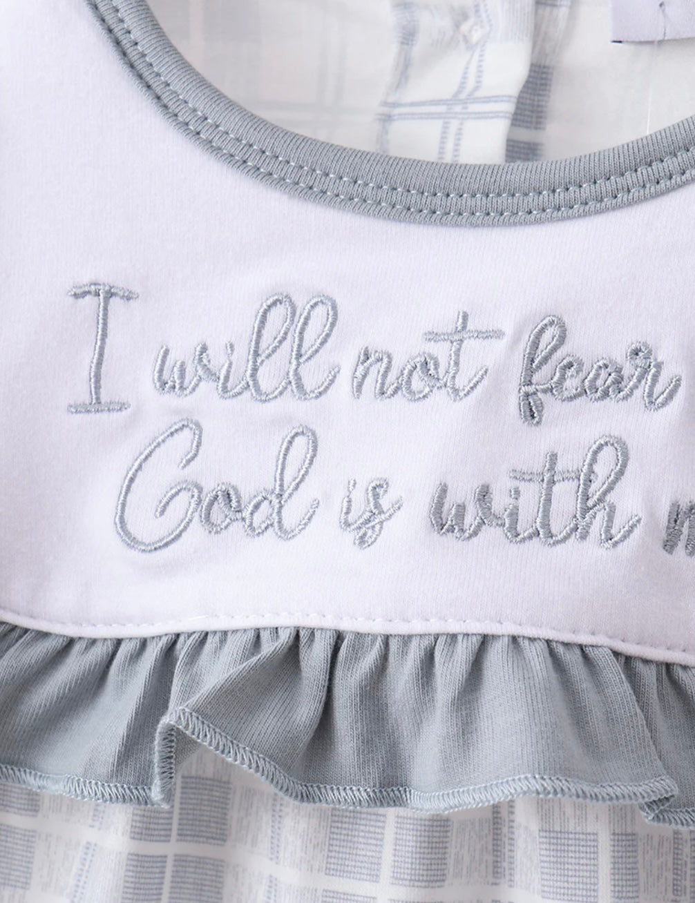 I Will Not Fear for God is With Me Bloomer Set