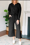 Classic Solid Pants Set