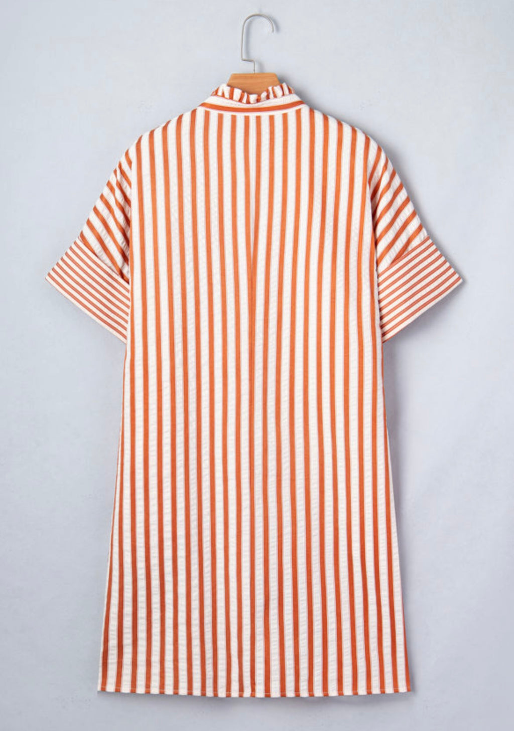 Stripe VNeck Stripe Dress