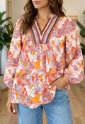 Floral Fun Collar Top