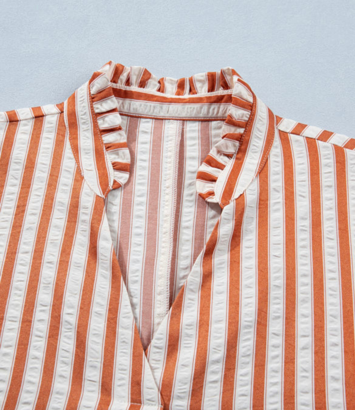 Stripe VNeck Stripe Dress