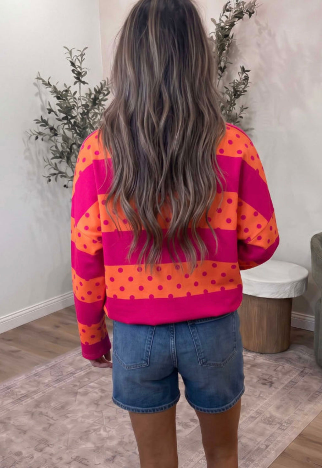 Quarter Zip Long Sleeve Top