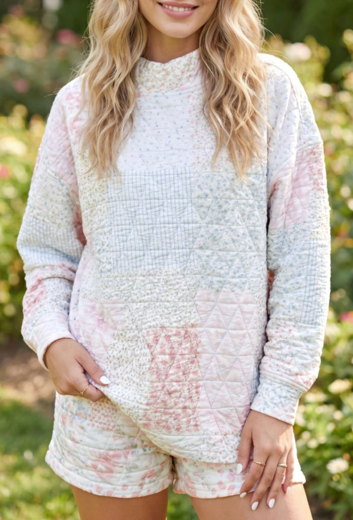 Floral Quilted Set