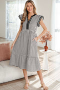 Black Stripe Dress