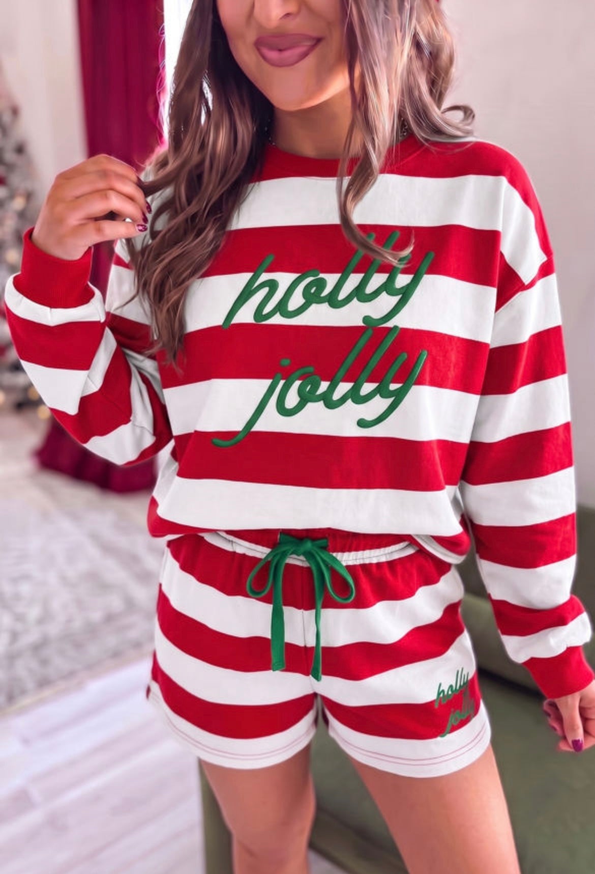 Holly Jolly Stripe Sets