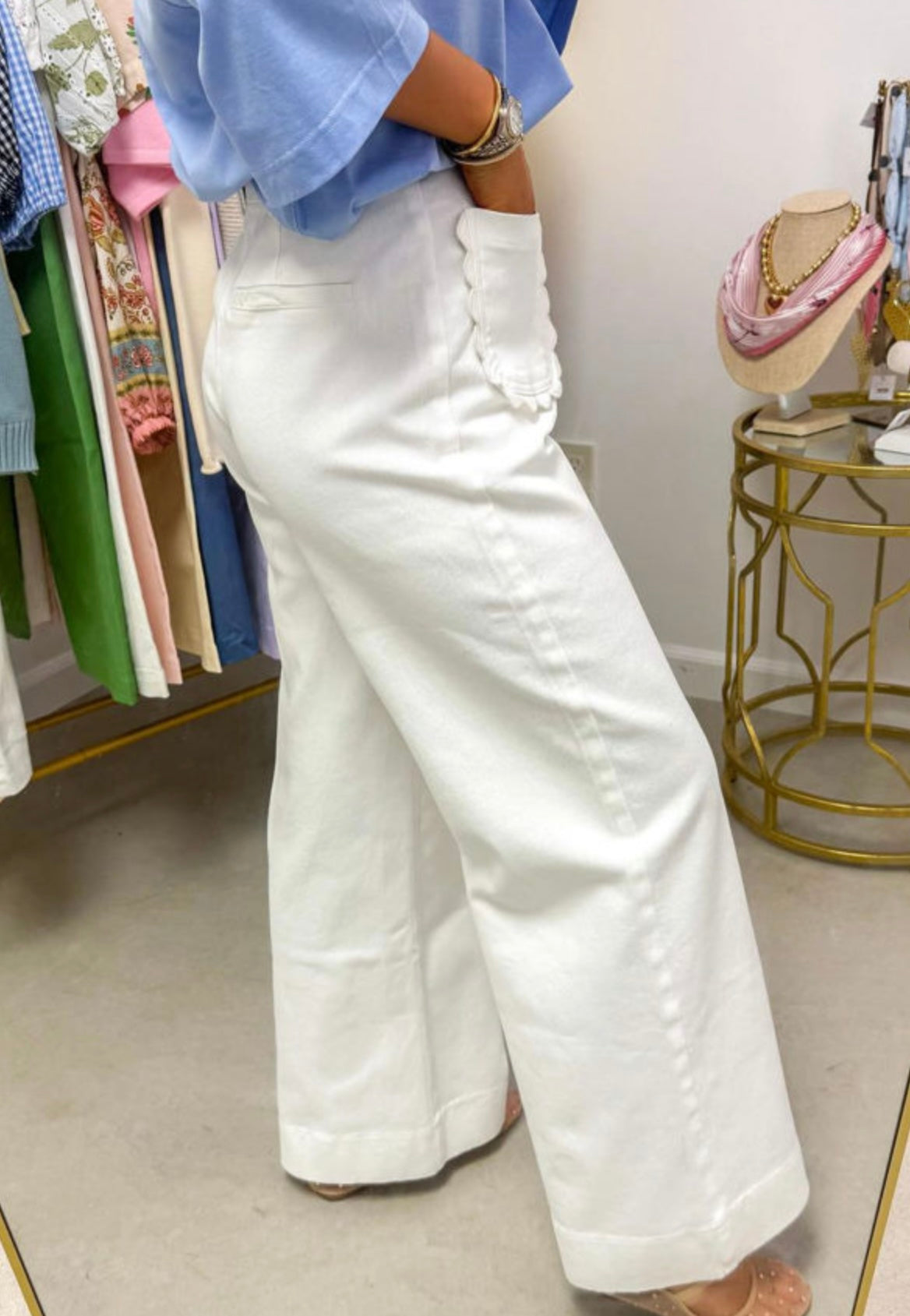 Scallop Pants
