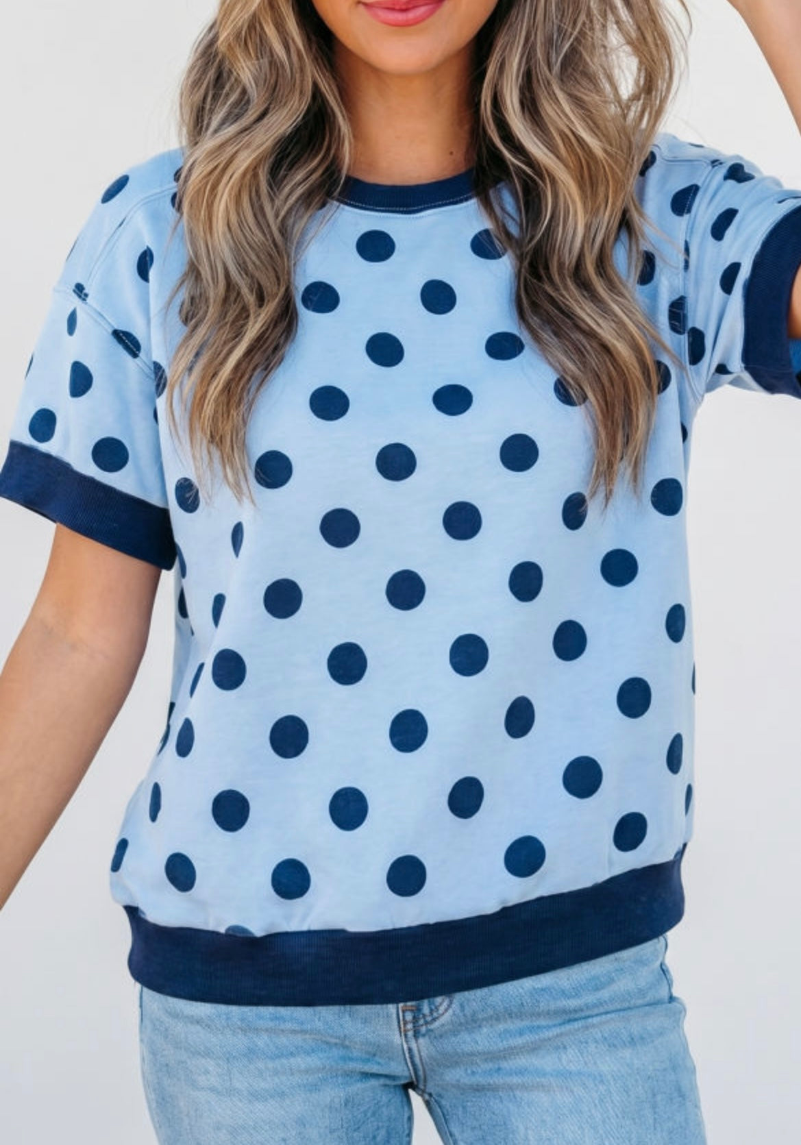 Polka Dot Casual Top