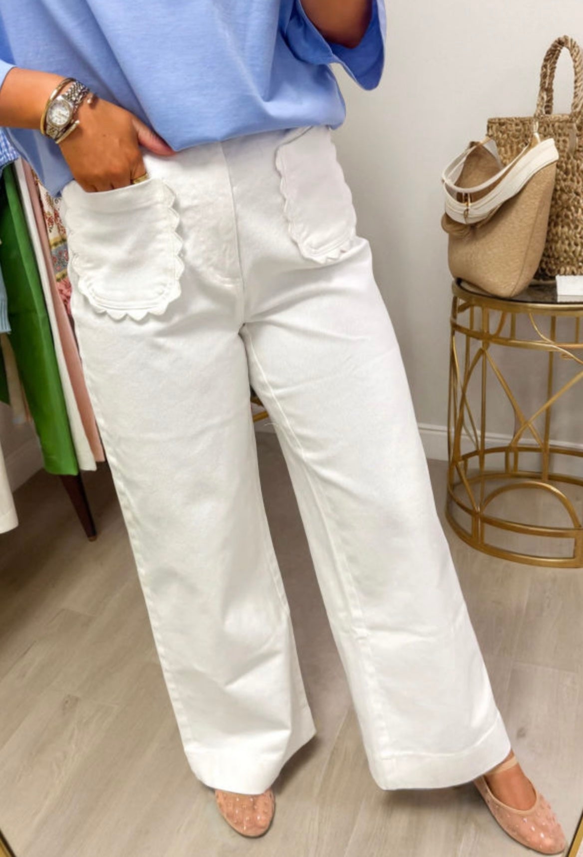Scallop Pants
