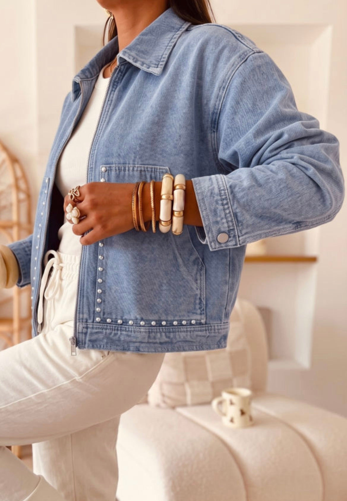 Long Sleeve Denim Jacket