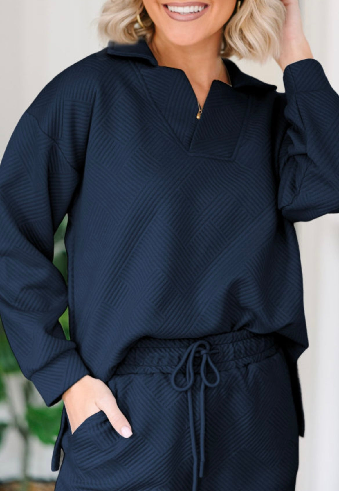 Classic Solid Pants Set