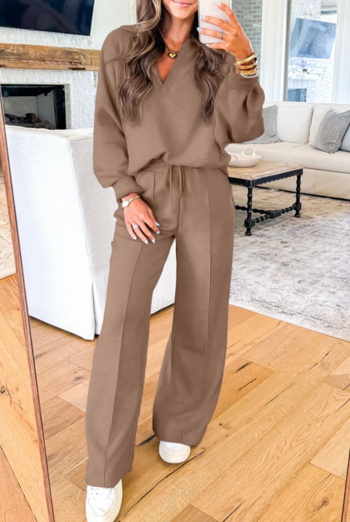 Long Sleeve Polo Set
