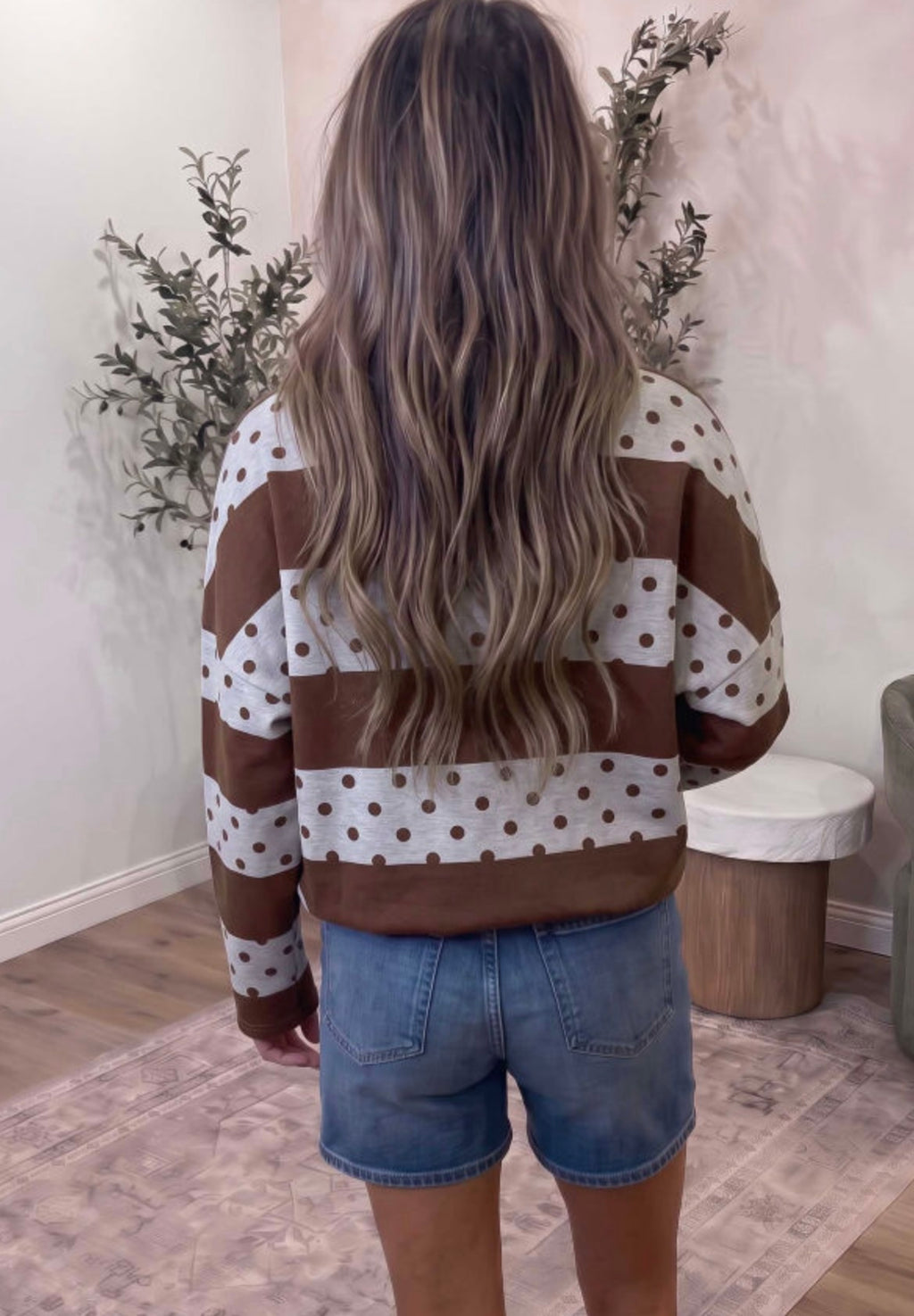 Quarter Zip Long Sleeve Top