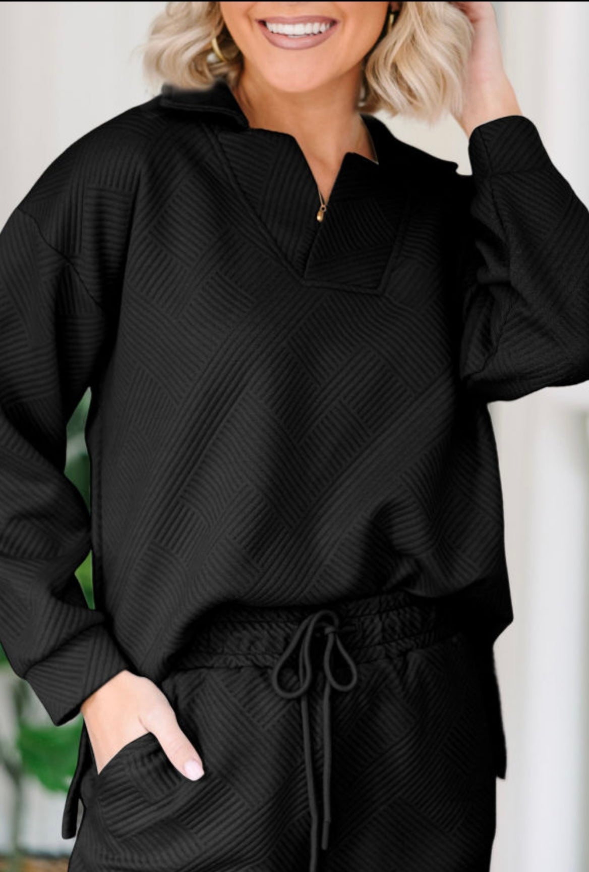 Classic Solid Pants Set