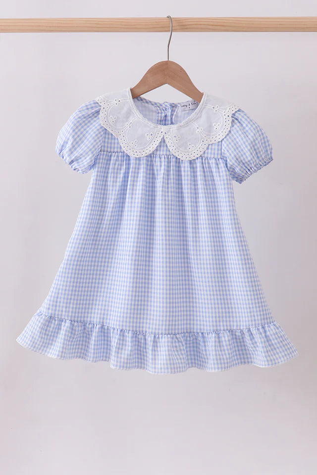 Lace Gingham Dress