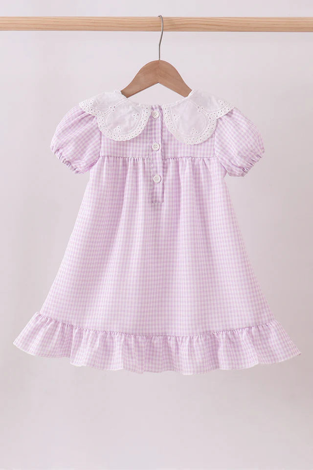 Lace Gingham Dress