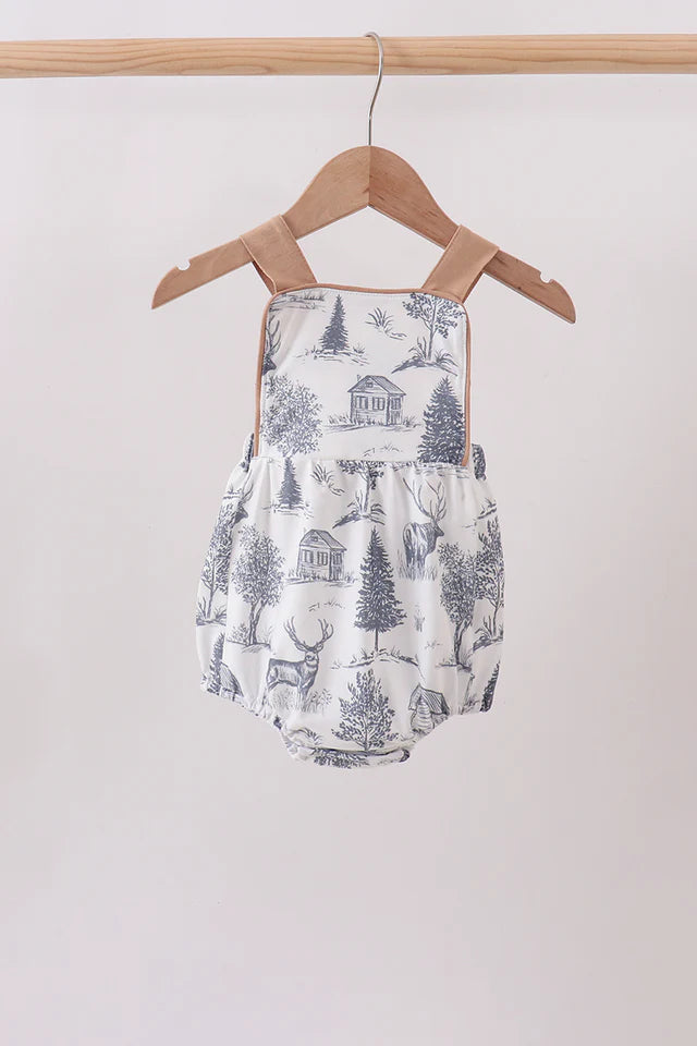Khaki Deer Forest Bubble