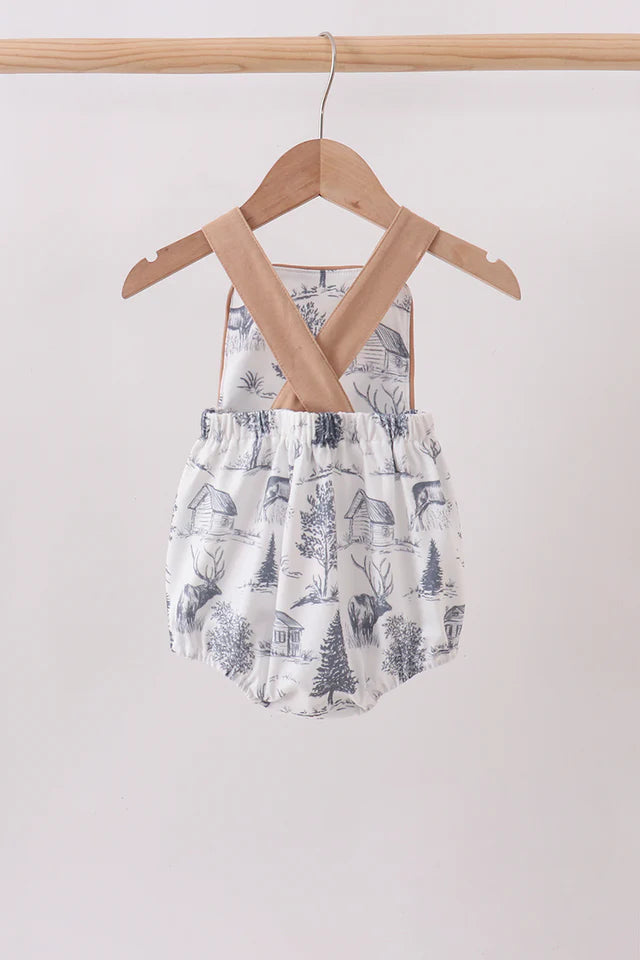Khaki Deer Forest Bubble